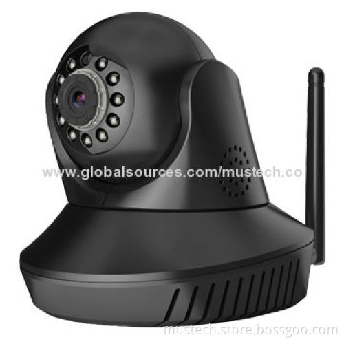 P2P Wi-Fi IP Camera with IR-CUT, Plug-and-play Function, TF-card Slot
